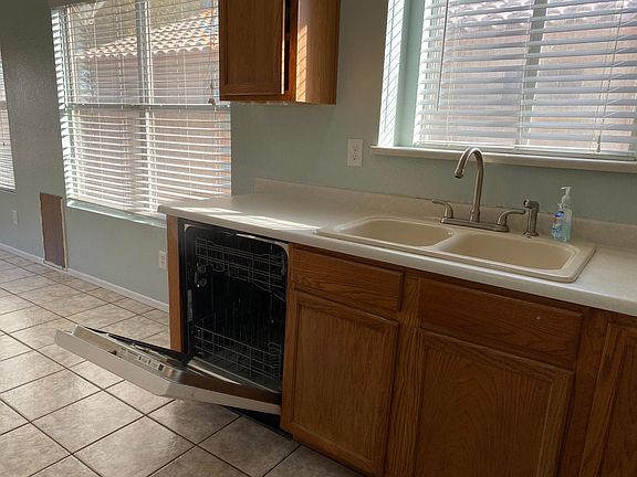 Dishwasher, double sink and disposal