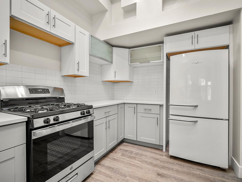 Large refrigerator included.