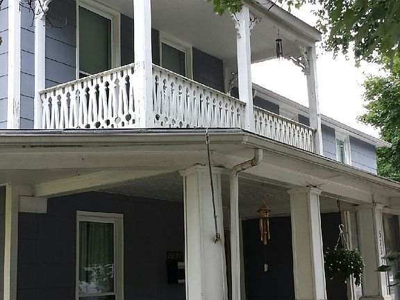 Front porch and top porch