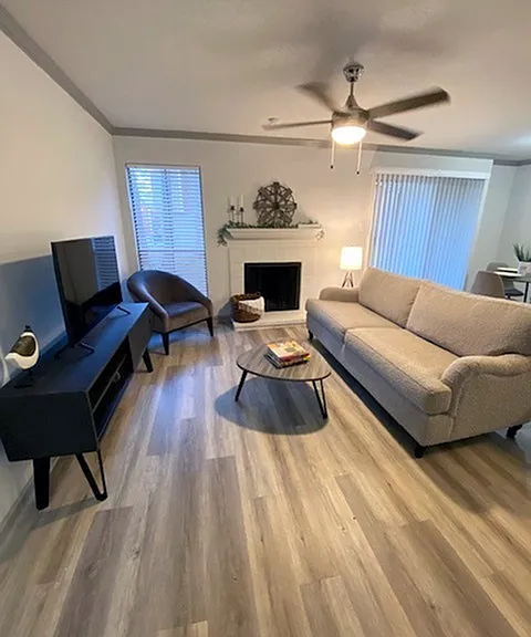 Spacious Renovated Living Area at Trailpoint at the Woodlands