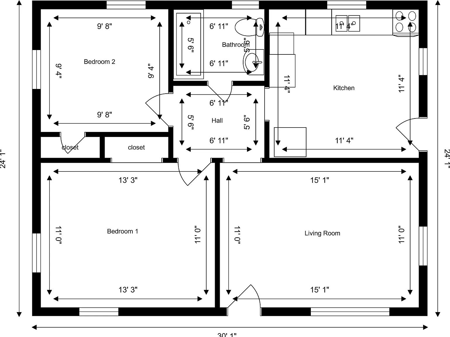 2 bed, 750 sqft, $2,500 — Photo 4