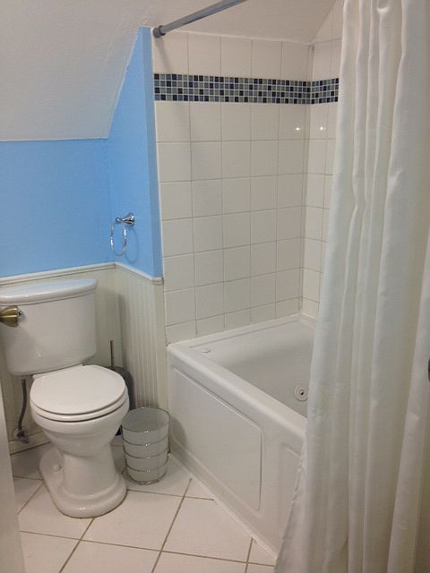 Updated upstairs bathroom.