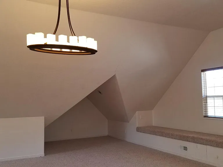 West side of bonus room.