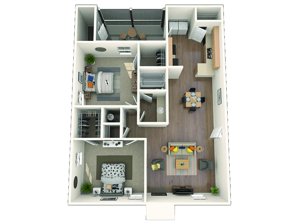 Floor plan B1 - Lexington