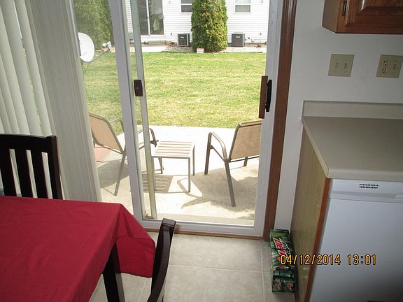 View Of Patio From Kitchen
