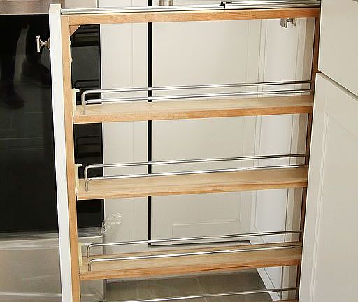 Built in spice Rack