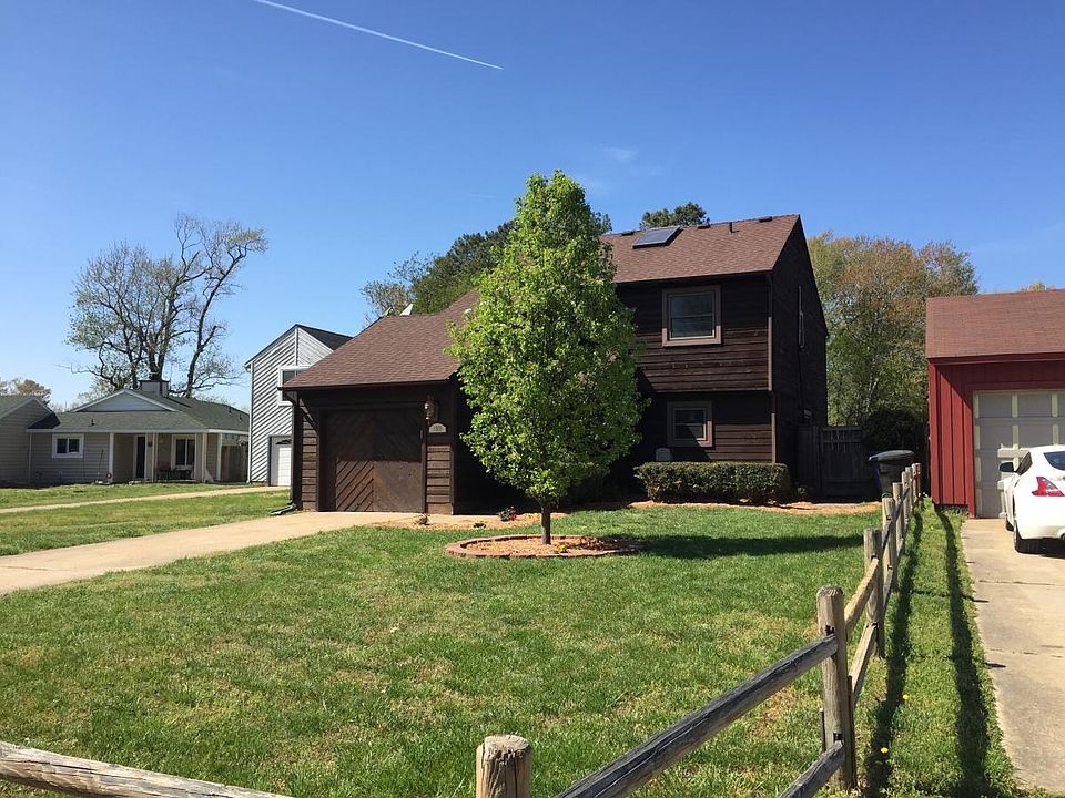 home sits on large lot
