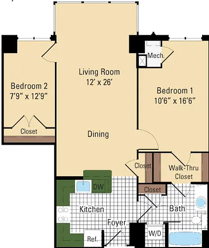 Floor plan Bronte