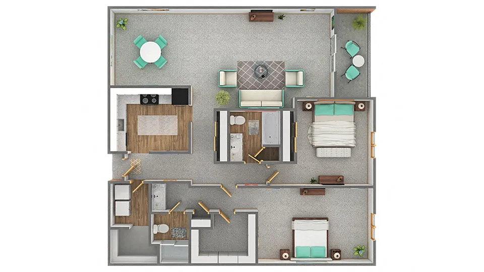 Floor plan The Tamarack