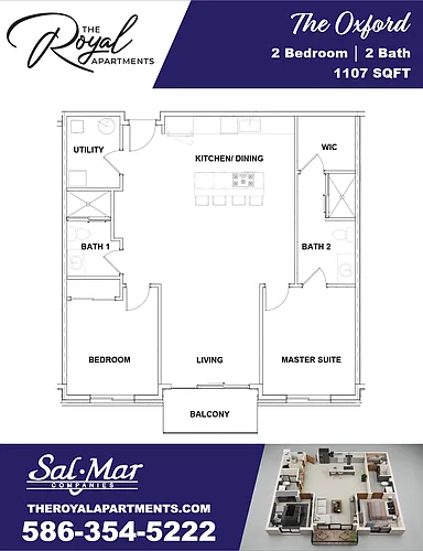Floor plan THE OXFORD