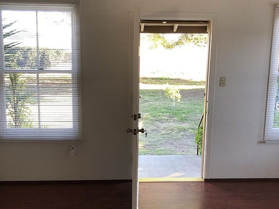Living room looking out front door