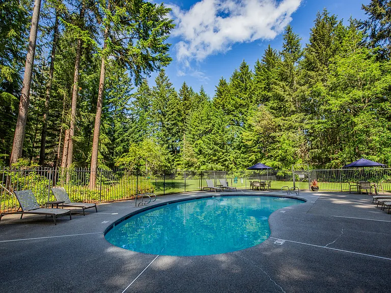 Sparkling Pool with Sundeck