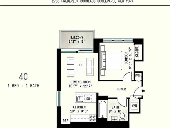 2nd image of 2750 Frederick Douglass Blvd #4C