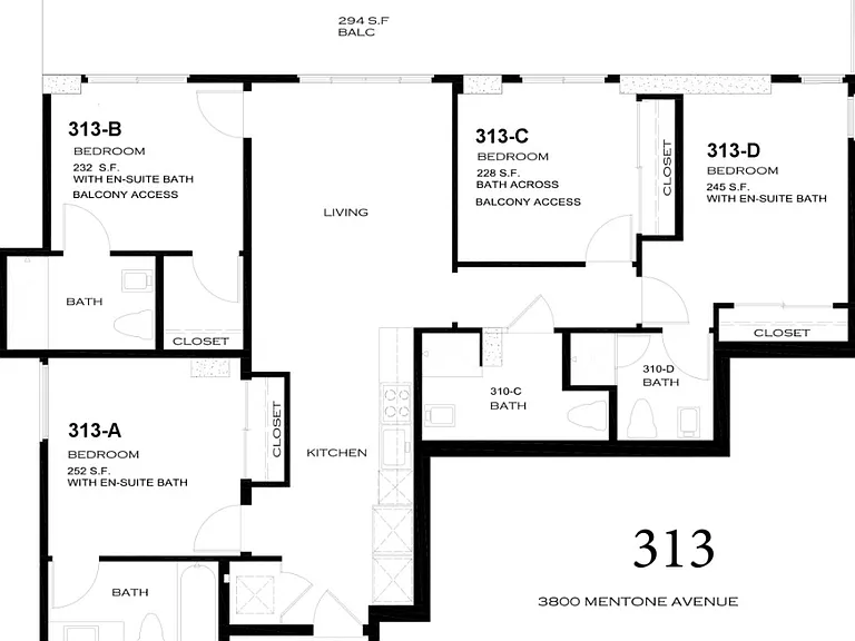 313 Floor plan