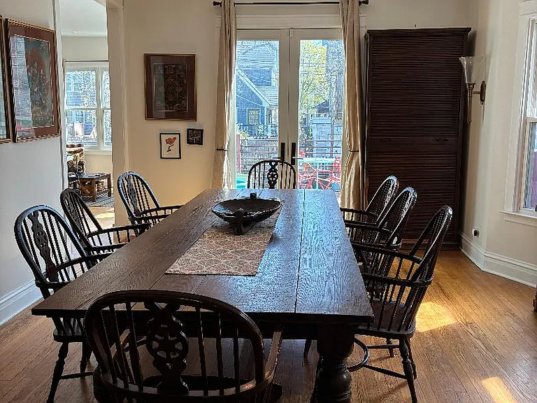 dining room looking east