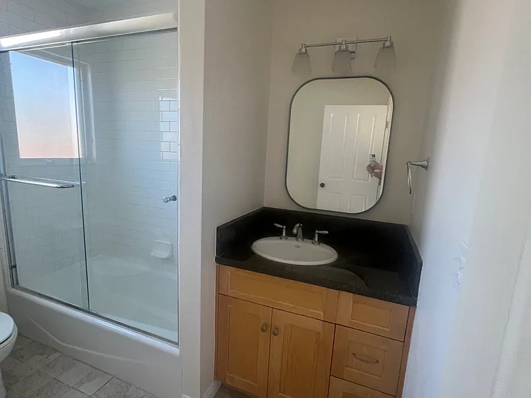 bathroom from hallway
