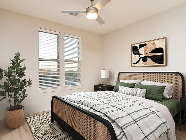 Bedroom with Hard Surface Flooring