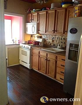 Kitchen view from dining room