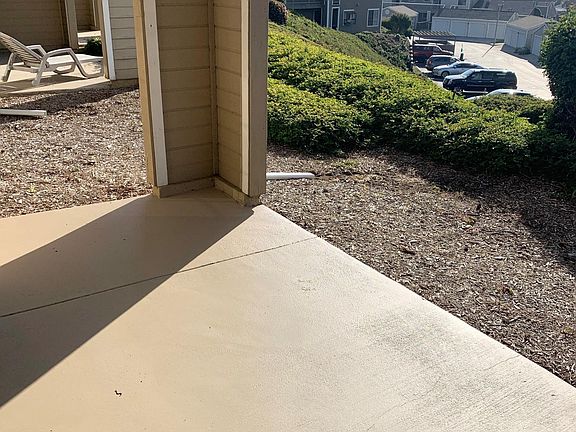 Balcony off of dining room and living room