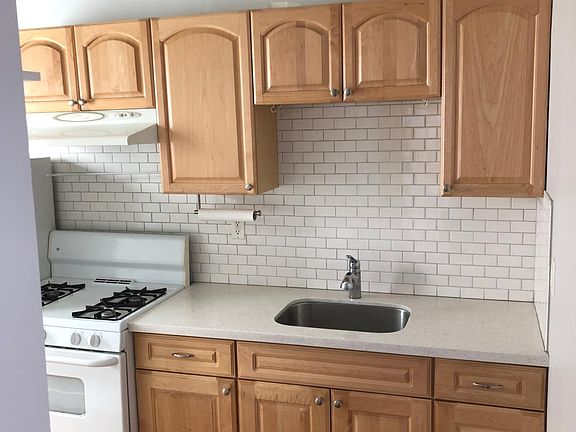 Galley kitchen.