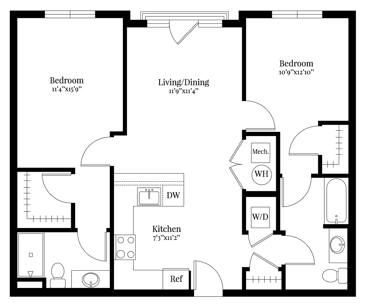 Floor plan B08