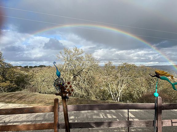 Slice of Paradise including rainbows and peaceful, quiet property.