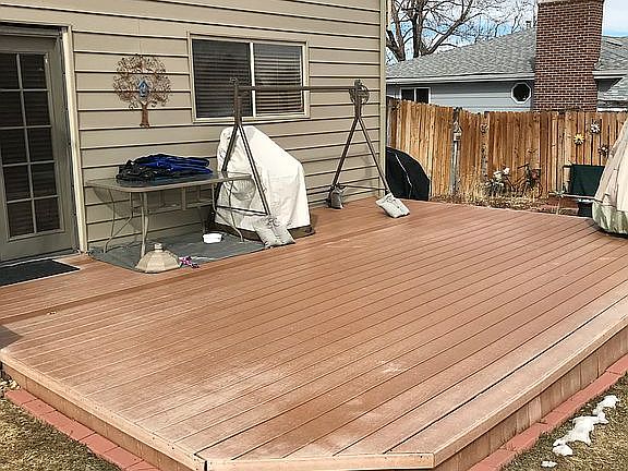 Large laminate deck