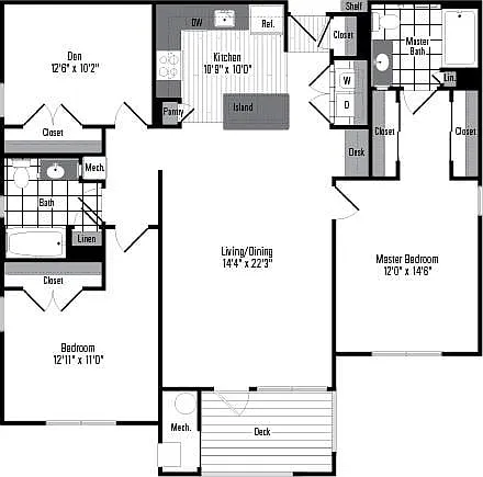 Floor plan Style G