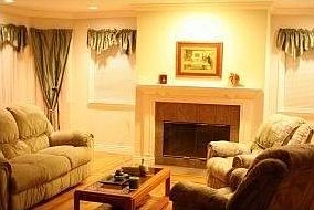 Living Room with Fireplace