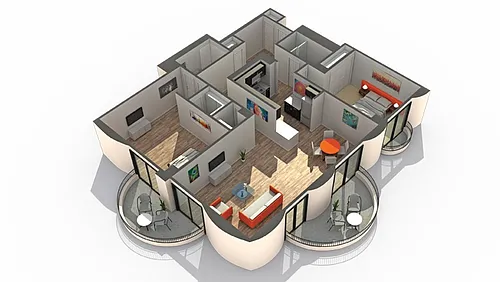 Floor plan Eleven 89