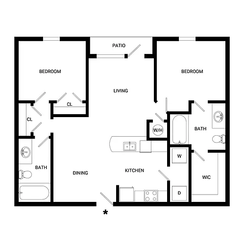 Floor plan Bodega
