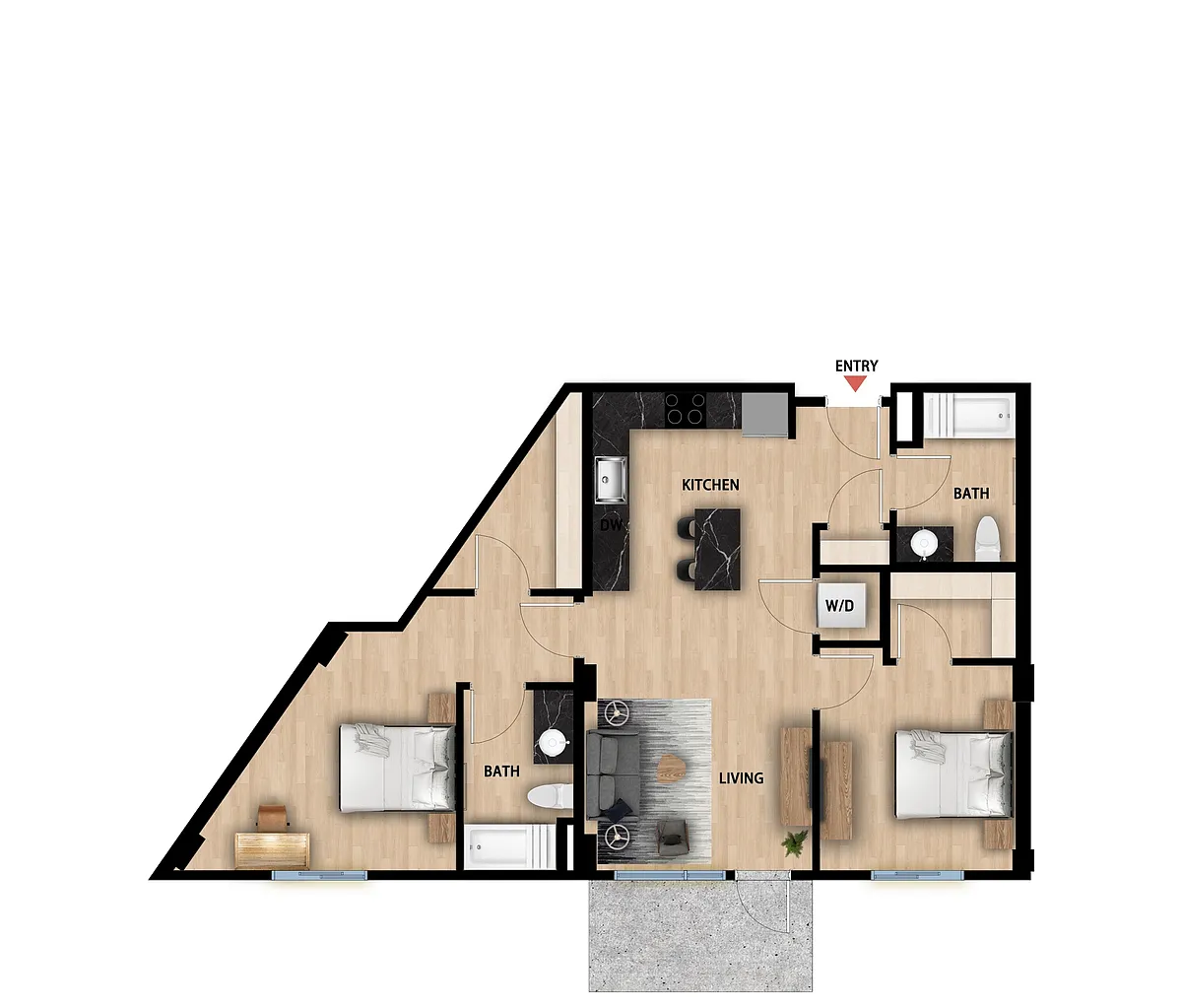 Floor plan B2