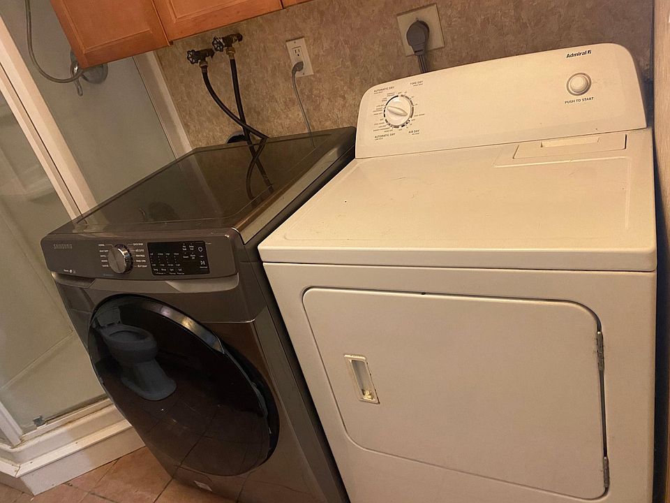 bathroom - washer and dryer included