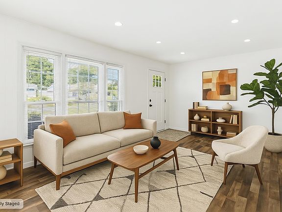 staged living room