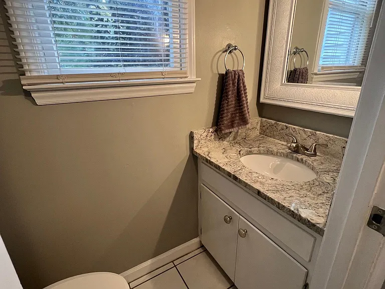 Downstairs half bath