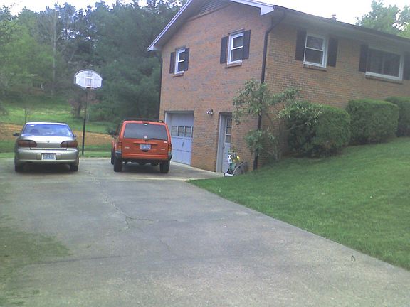 single car garage and downstairs entry