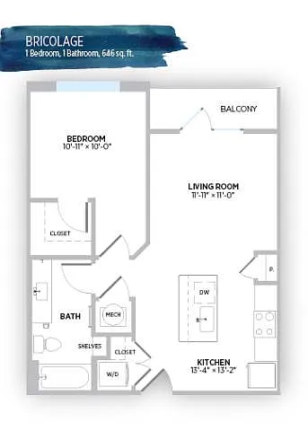 Floor plan Bricolage - A1