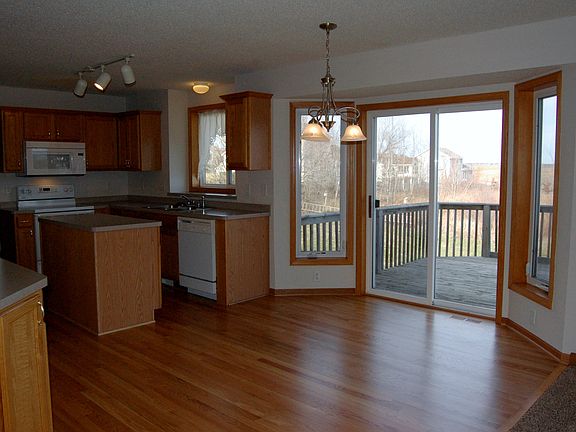 Bay window in the informal dining room.