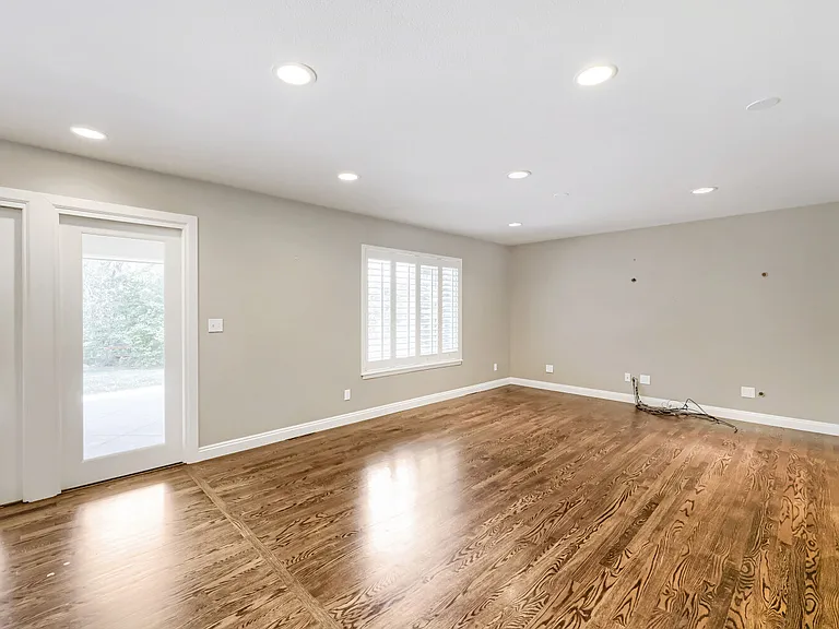 Family Room with Kitchen Eating Area