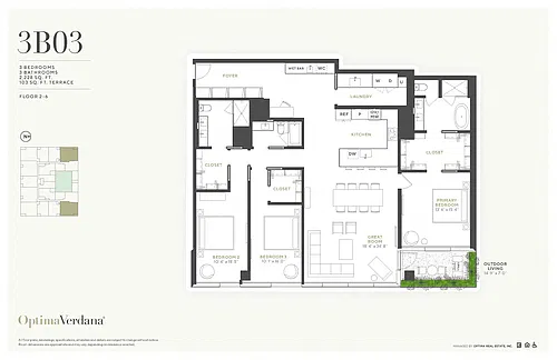 Floor plan 3B-03