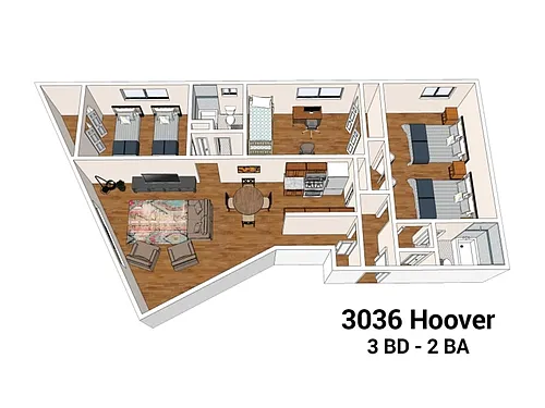 Floor plan 3 Bedroom