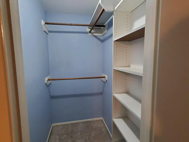 Walk in closet in Master