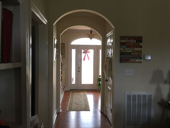 Looking out front door