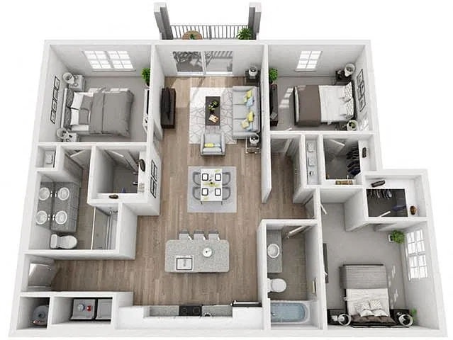 Floor plan The Luxe