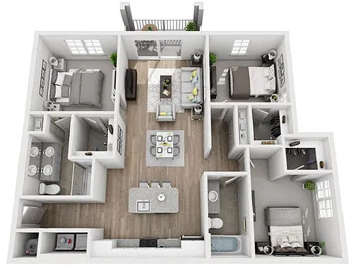 Floor plan The Luxe