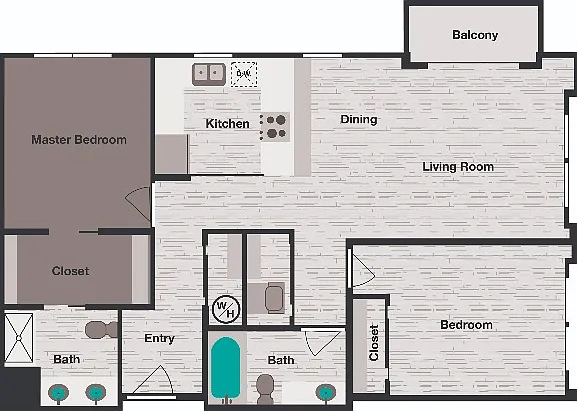 2x2B Top Floor 2x2B Top Floor