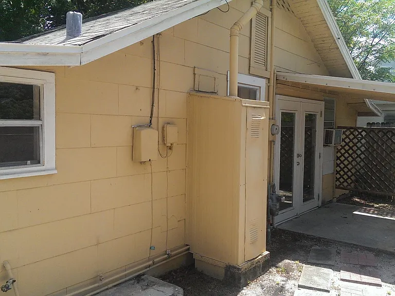 Patio entrance