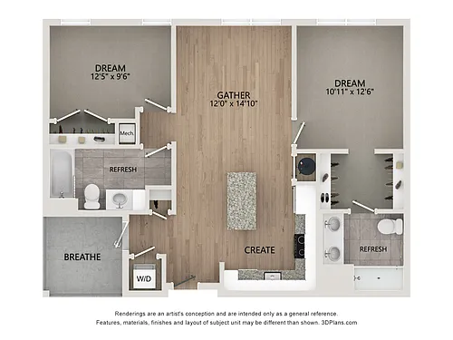 Floor plan D2
