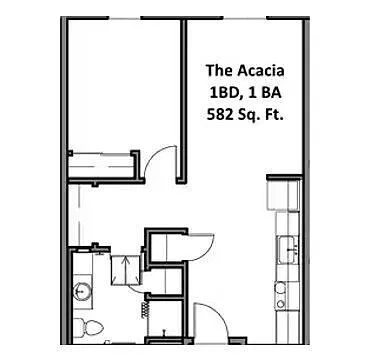 Floor plan The Acacia