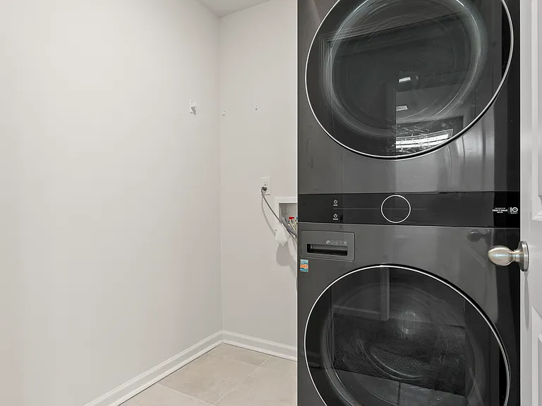 washer and dryer included in unit